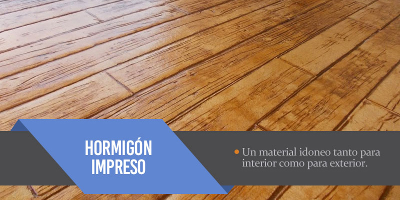 Hormigón impreso